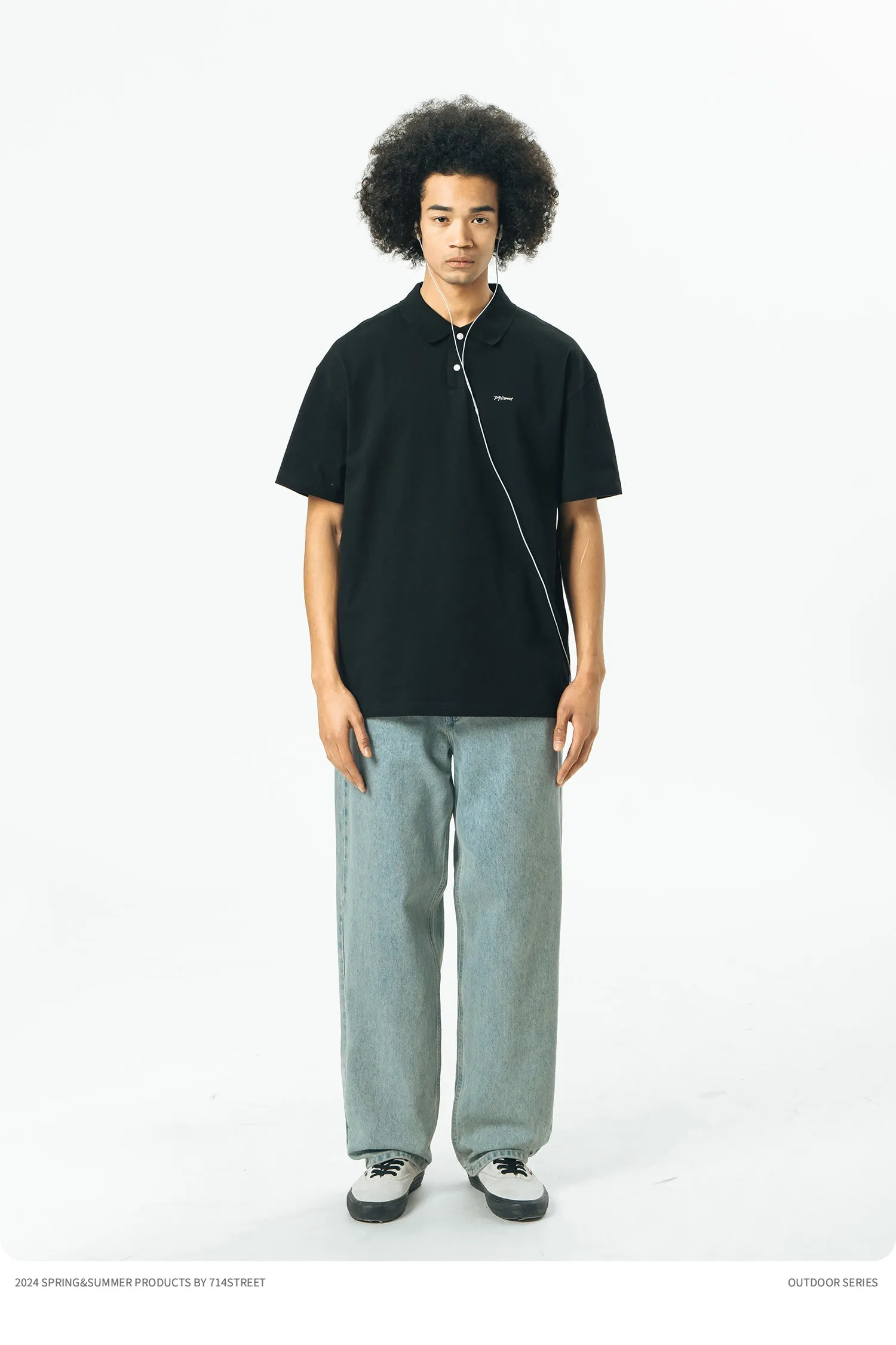 714STREET リラックスフィットポロシャツ 714ST060