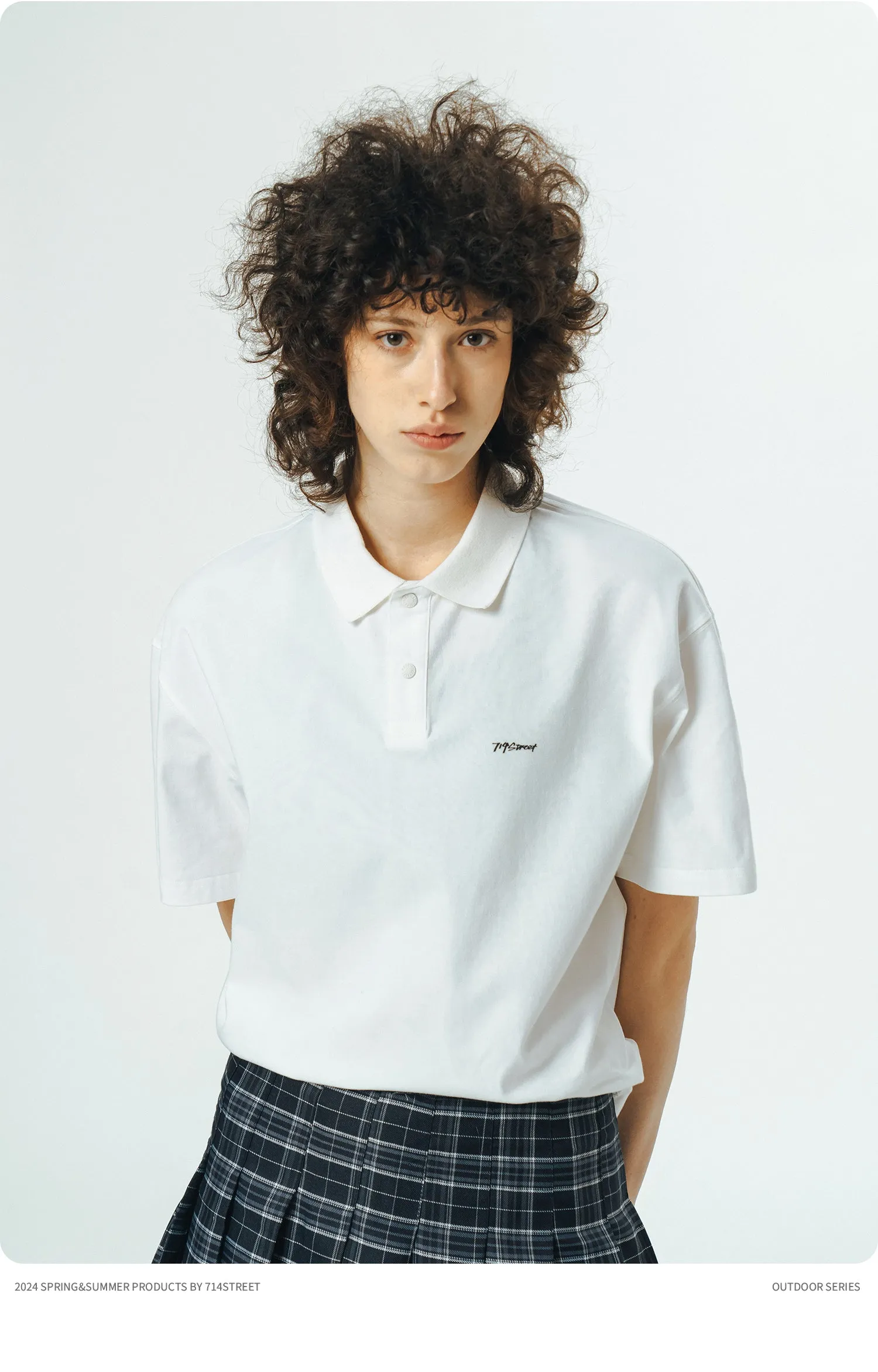 714STREET リラックスフィットポロシャツ 714ST060