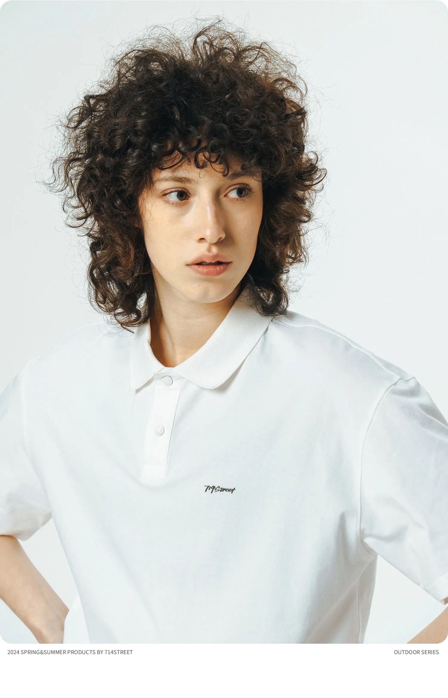 714STREET リラックスフィットポロシャツ 714ST060