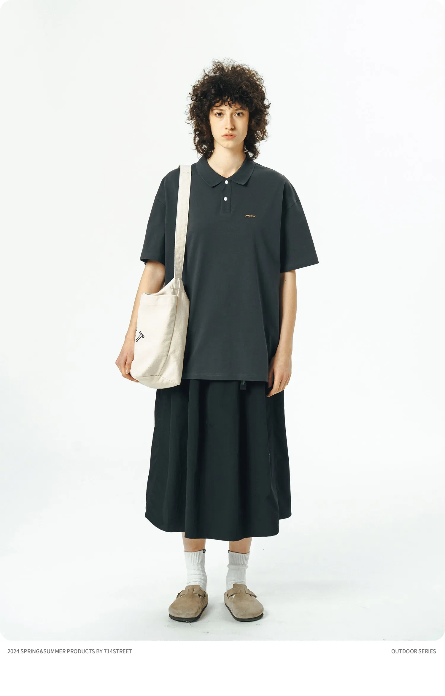 714STREET リラックスフィットポロシャツ 714ST060