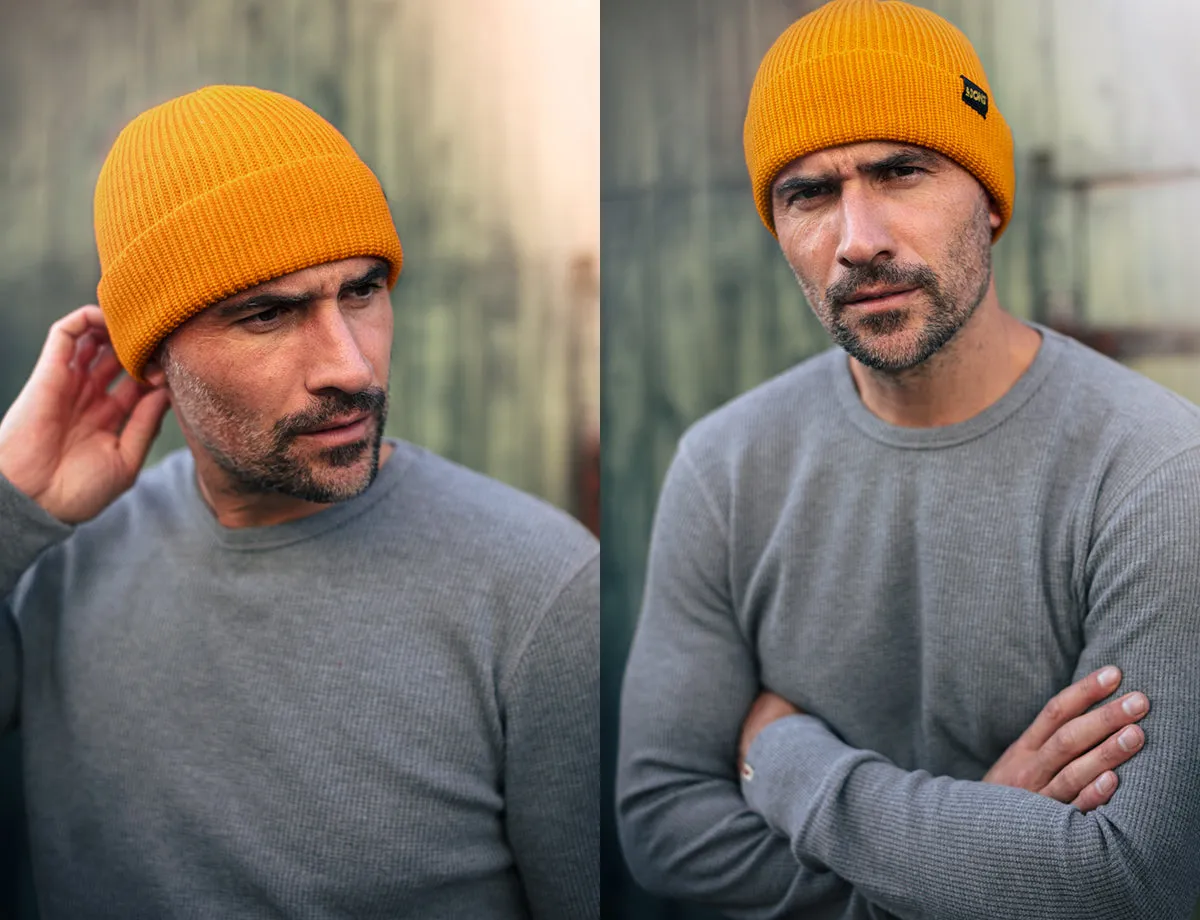 &SONS New Watchcap Beanie Yellow