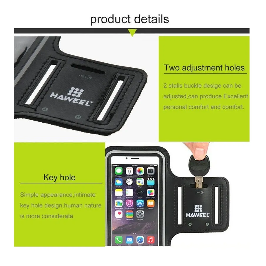 Armband Professional Cover Neoprene Waterproof Light Reflecting Wraparound Sport with Buckle for Wiko Y81 Global (2020)