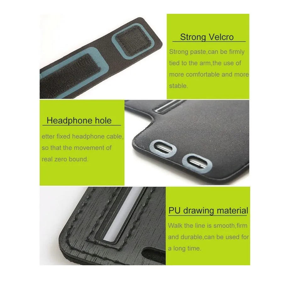 Armband Professional Cover Neoprene Waterproof Light Reflecting Wraparound Sport with Buckle for Wiko Y81 Global (2020)