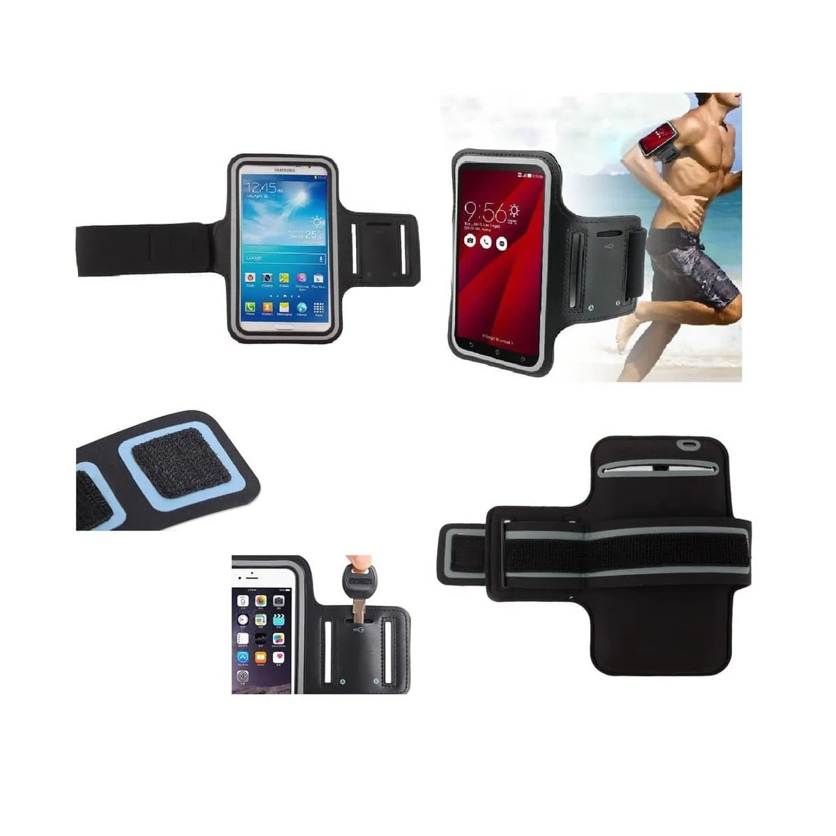 Armband Professional Cover Neoprene Waterproof Wraparound Sport with Buckle for Vivo X60 Pro Global (2021)