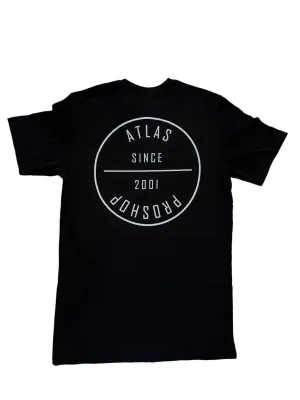 Atlas Black Round Logo Shirt