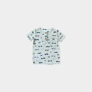 babysprouts | Henley Shirt - Retro Race Cars