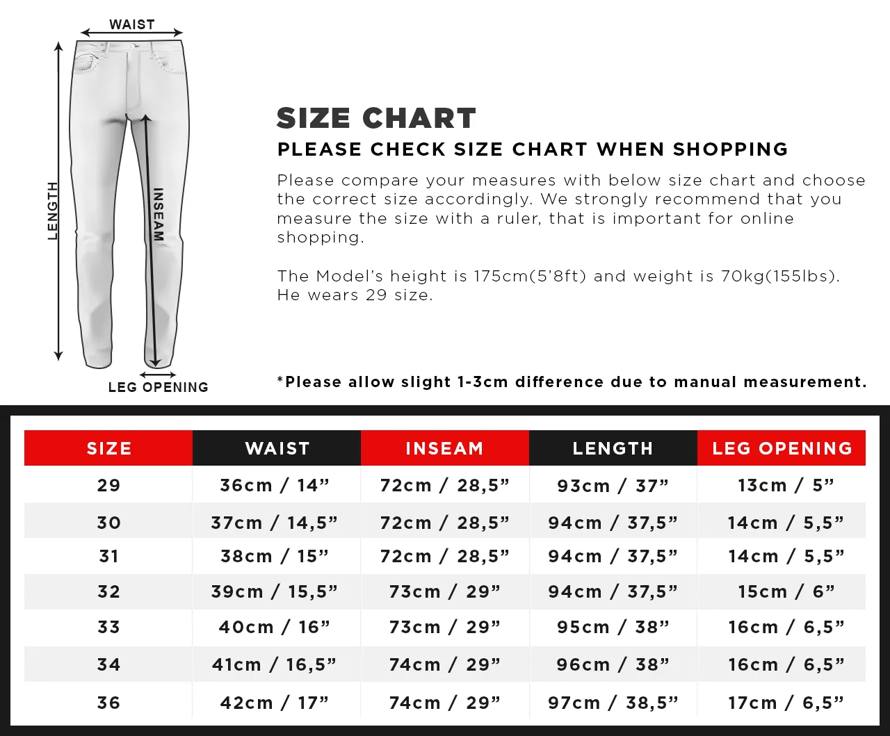 Bleached Jeans - Black