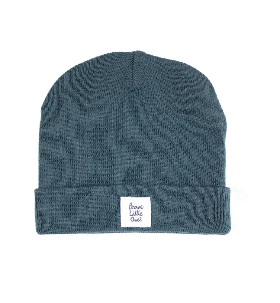 Brave Little Ones- Blue Knit  Beanie