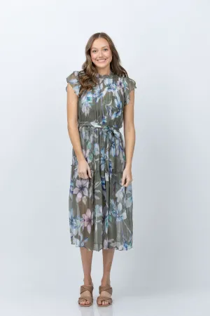 Christy Lynn Vera Dress in Viridian Prism