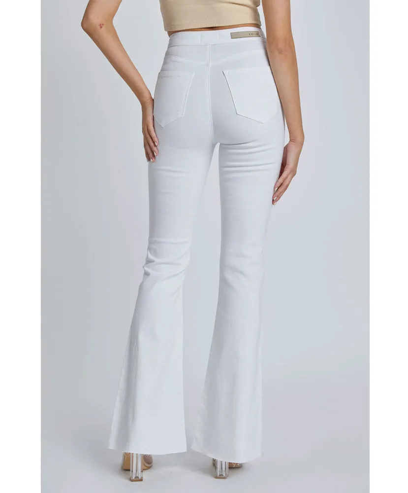 Clair High Rise Crop Flare Jeans