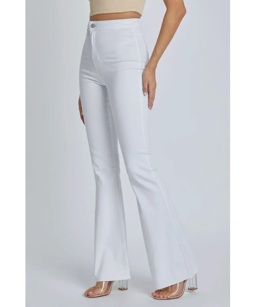 Clair High Rise Crop Flare Jeans