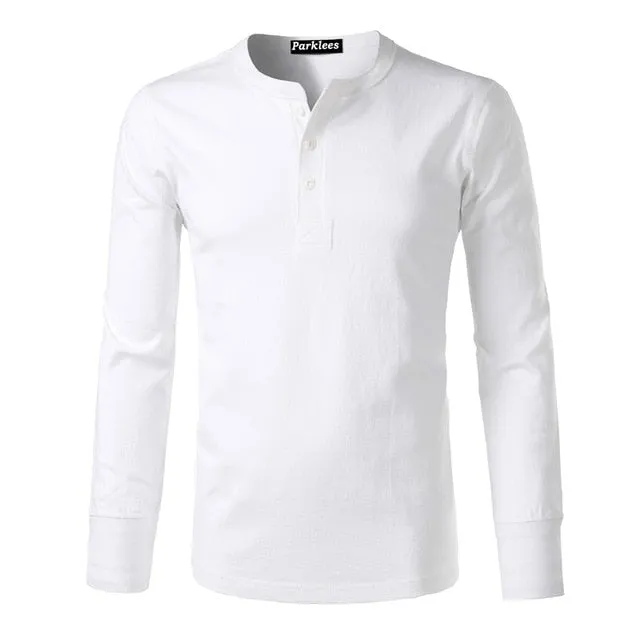Classic American Henley Shirt
