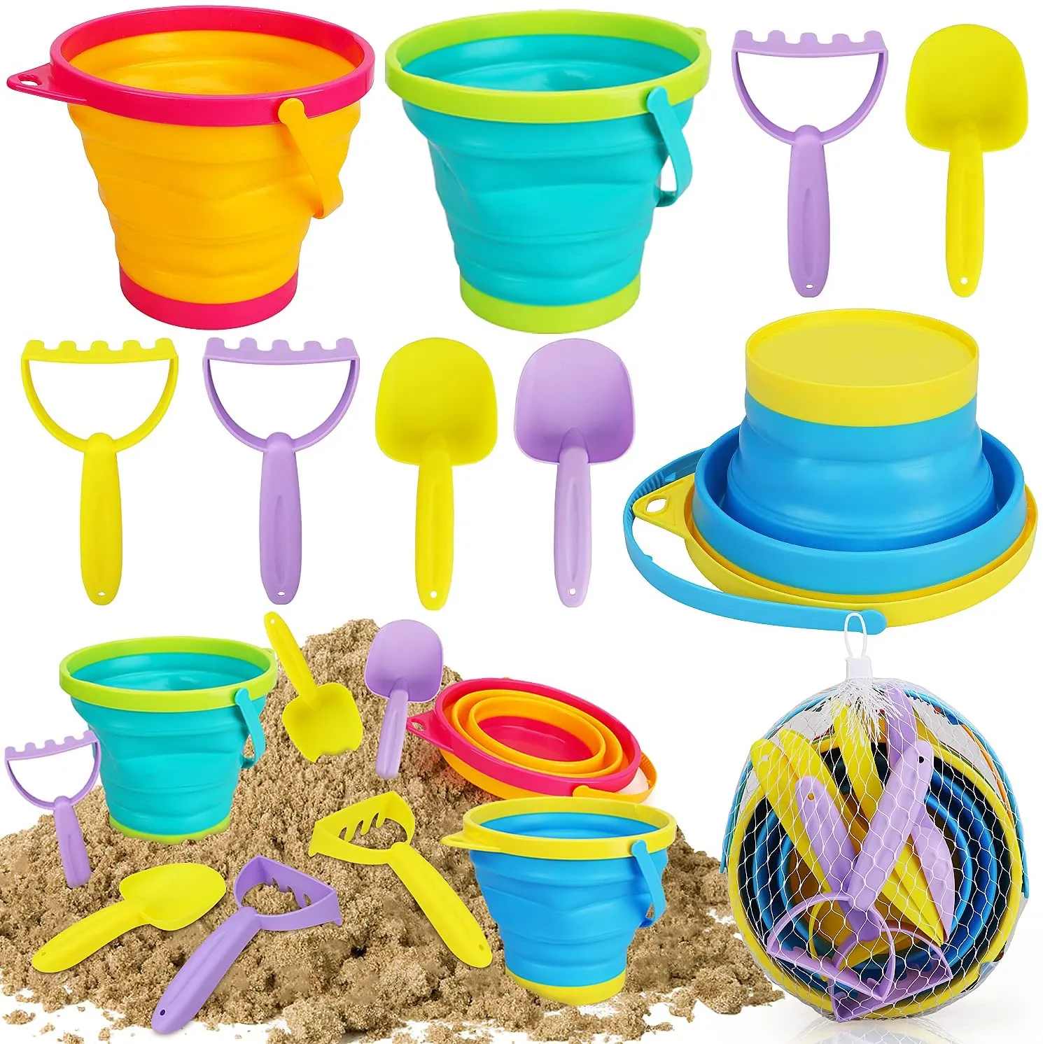 Collapsible Beach Sand Toys for Kids