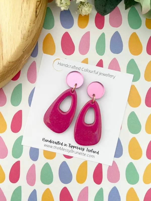 Colour Pop Drop Earrings in 6 Colours