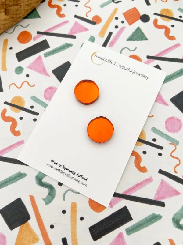 Colour Pop Stud Earrings in 6 Colours