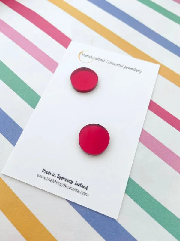 Colour Pop Stud Earrings in 6 Colours