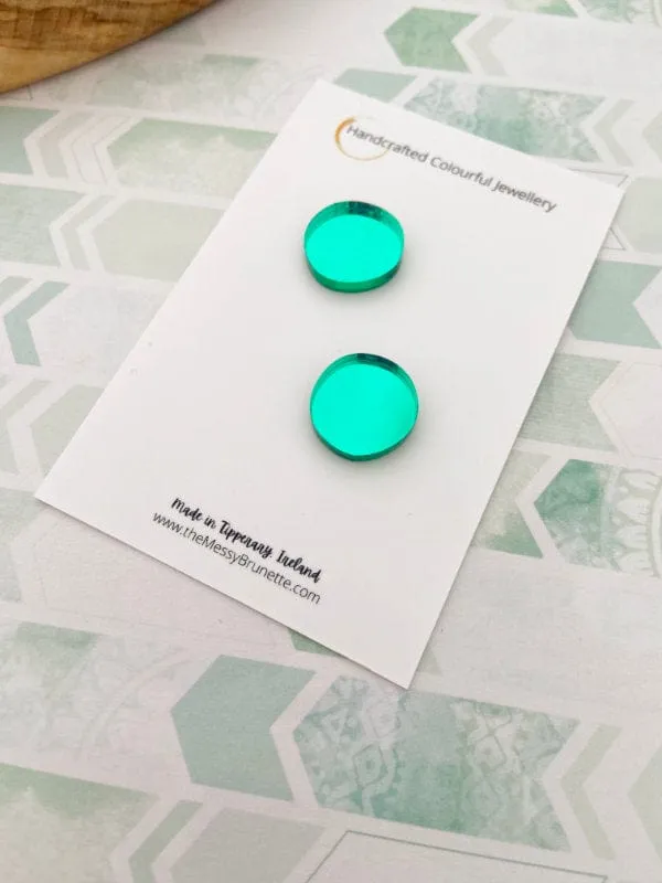 Colour Pop Stud Earrings in 6 Colours