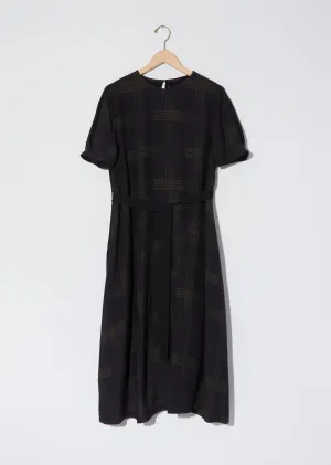 Cotton & Linen Blend Printed Dress