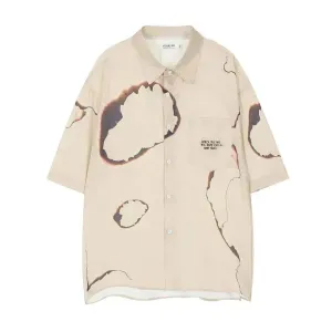 Creative Printing Casual Short-sleeved Shirt