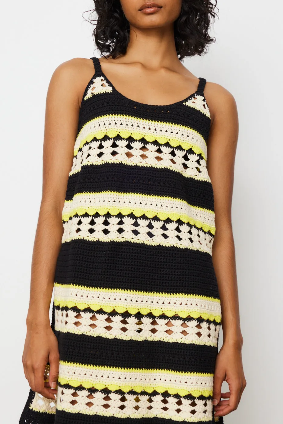 Crochet Cover Up Slip Dress