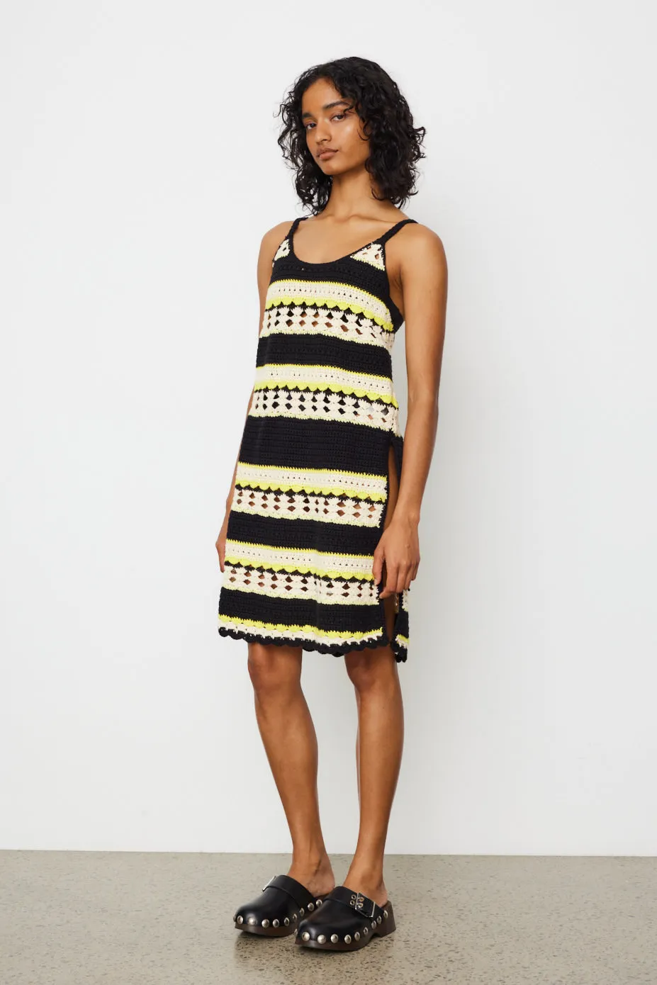 Crochet Cover Up Slip Dress
