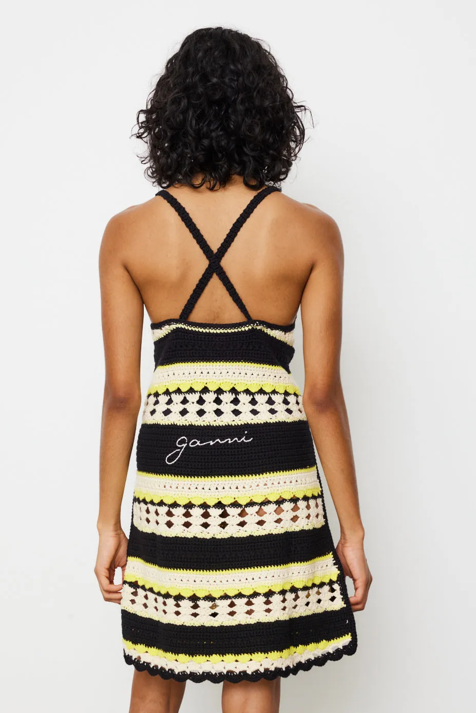 Crochet Cover Up Slip Dress