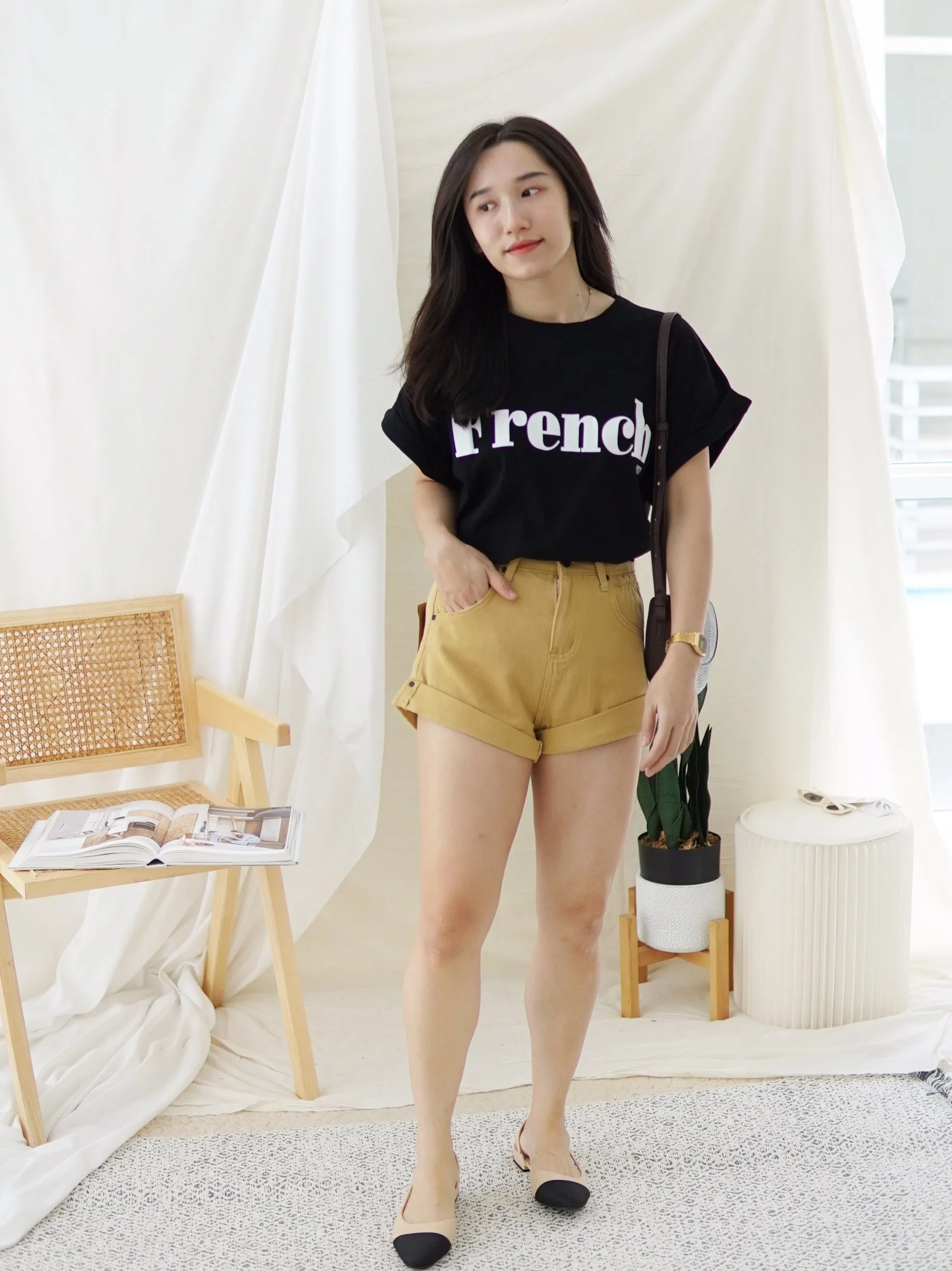 Denim Rolled Hem