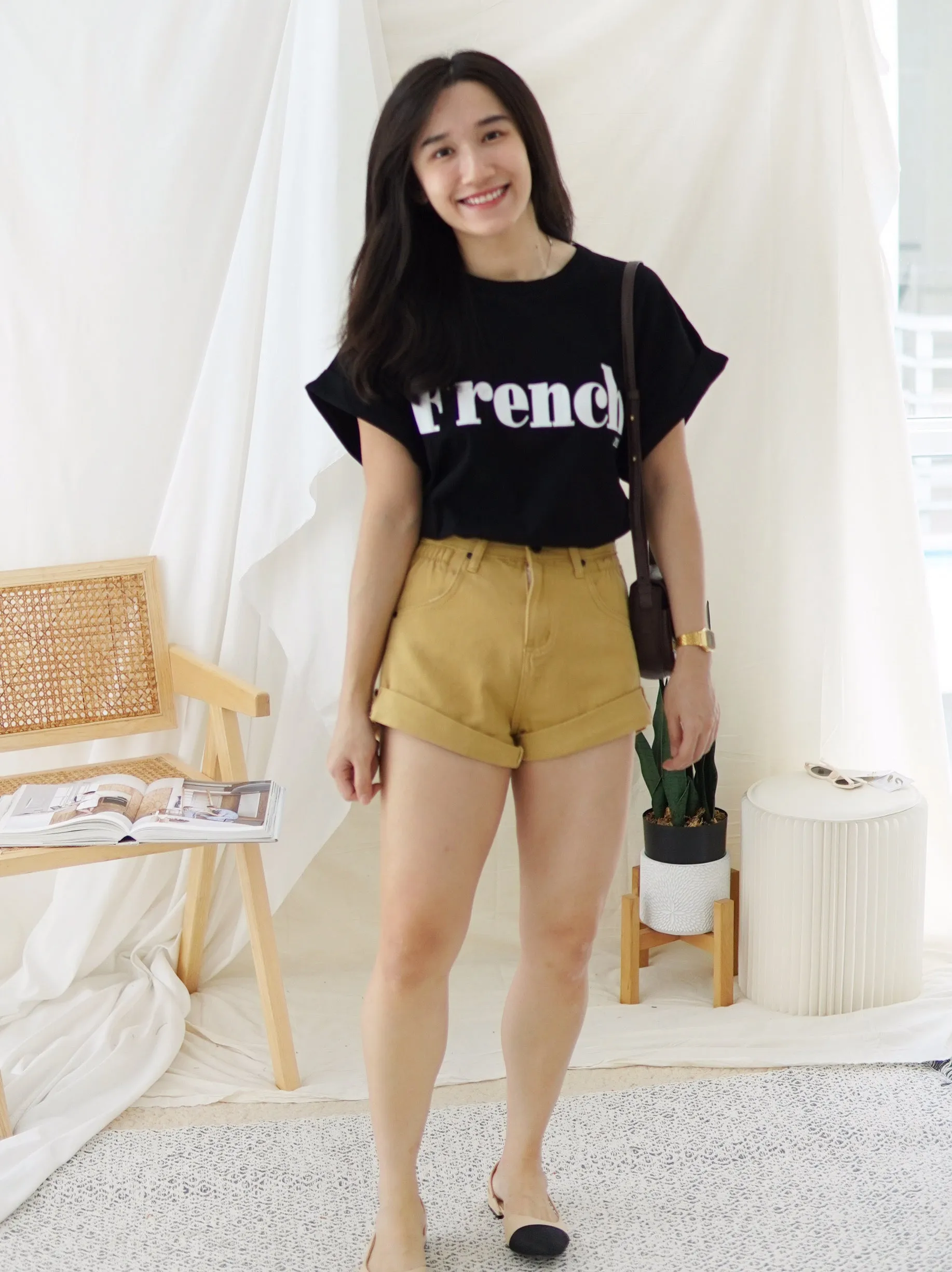 Denim Rolled Hem