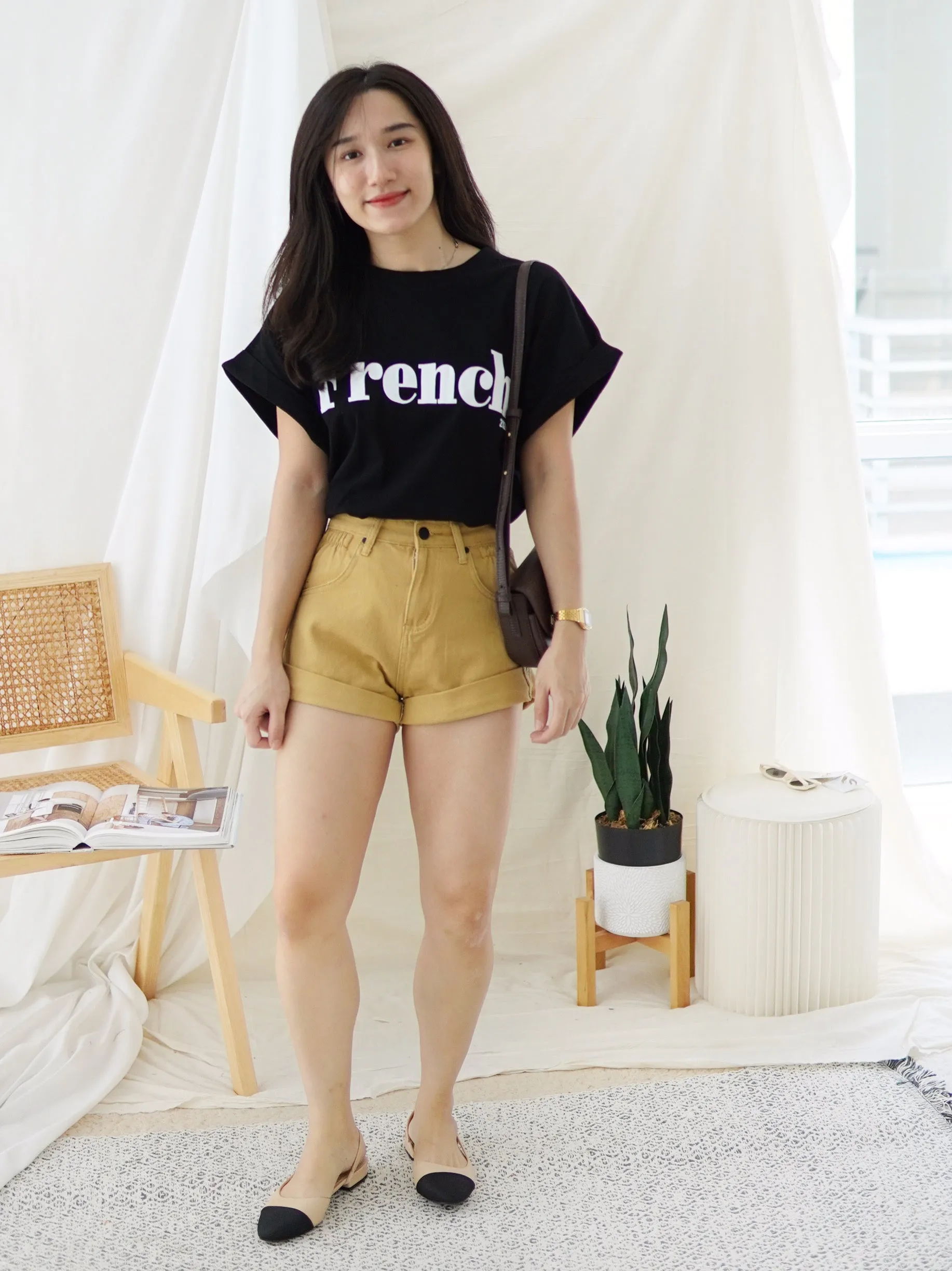 Denim Rolled Hem
