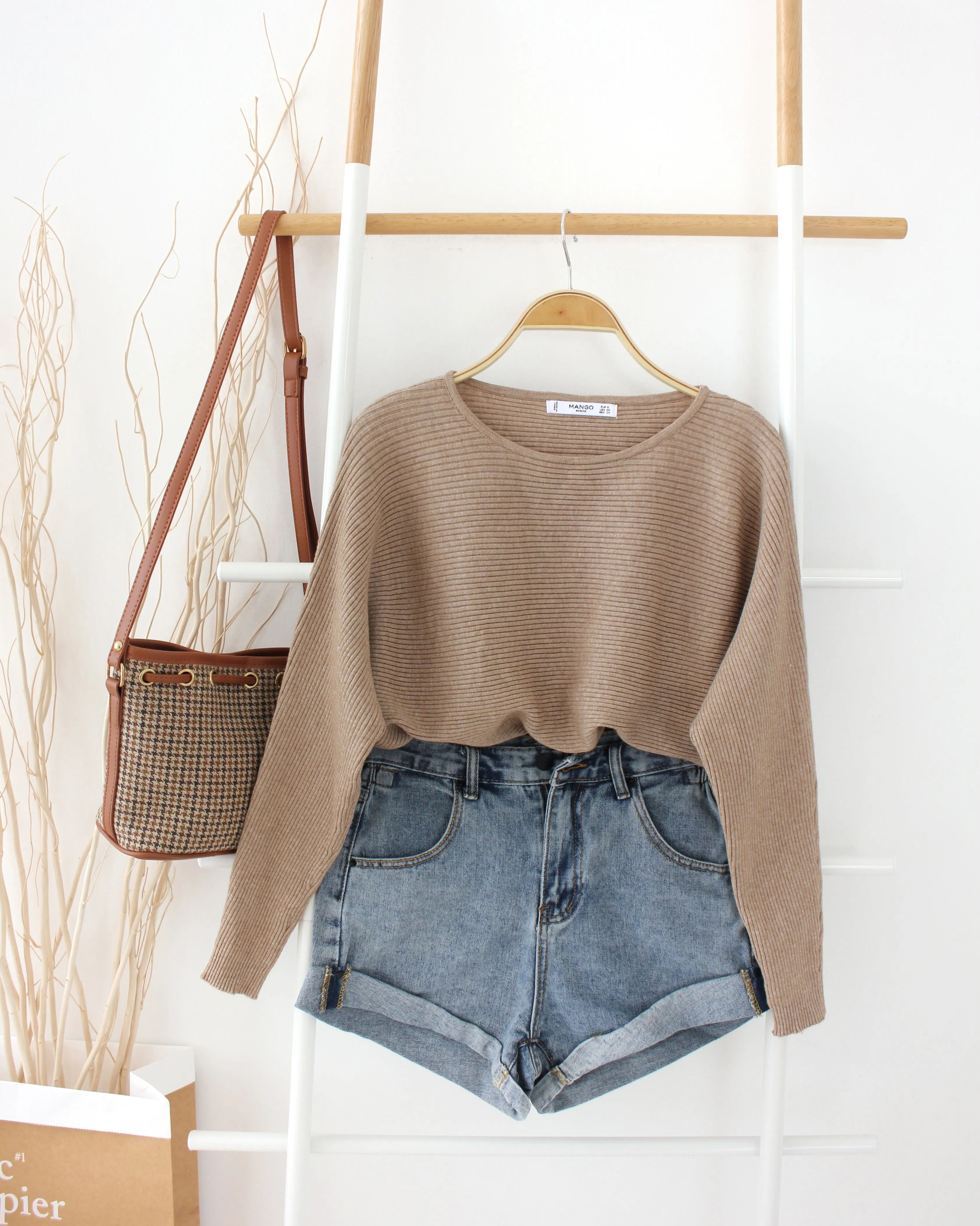 Denim Rolled Hem