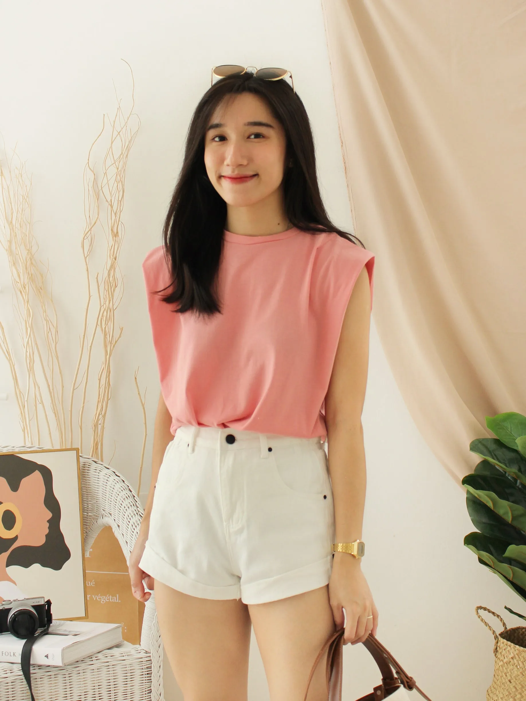 Denim Rolled Hem