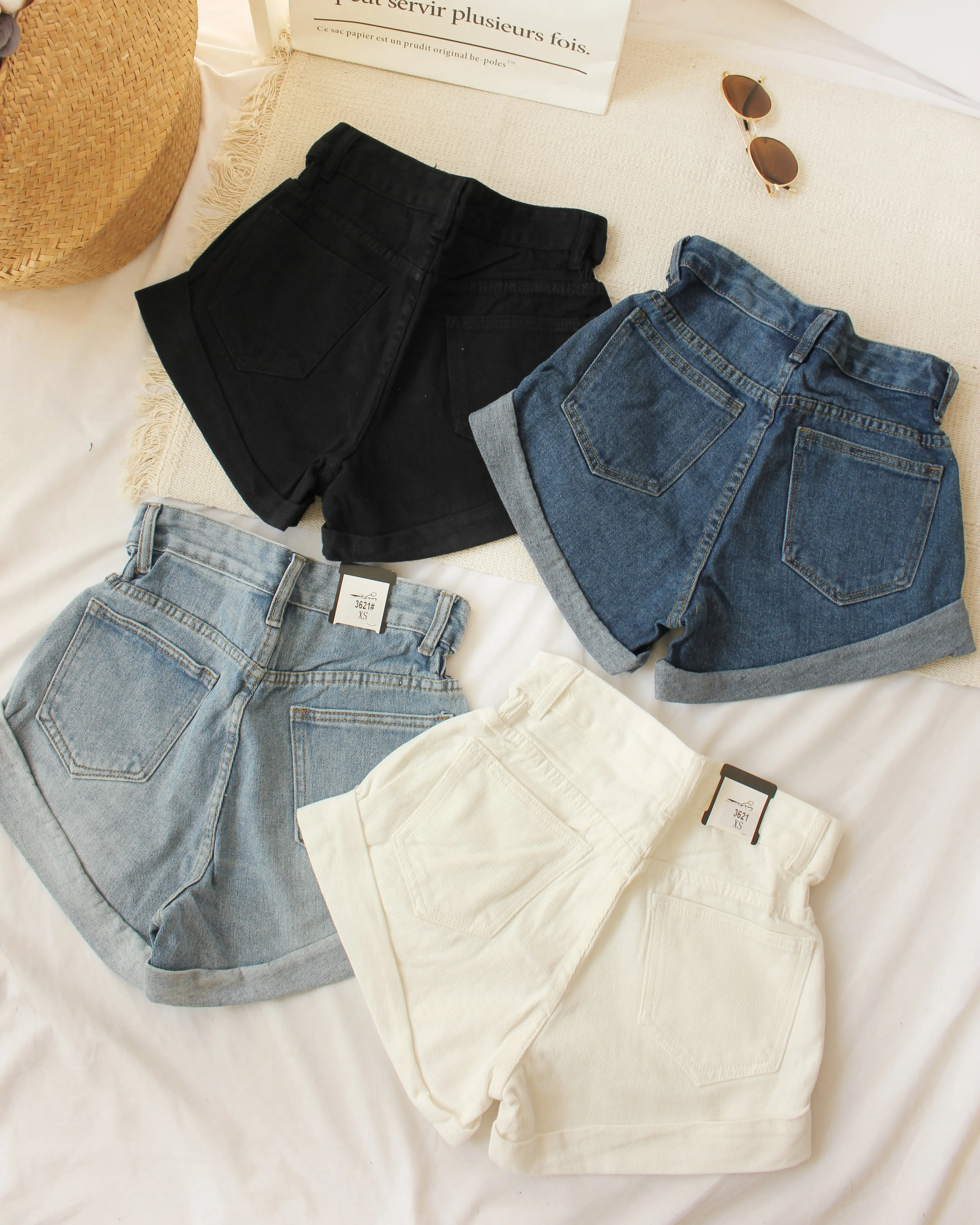 Denim Rolled Hem