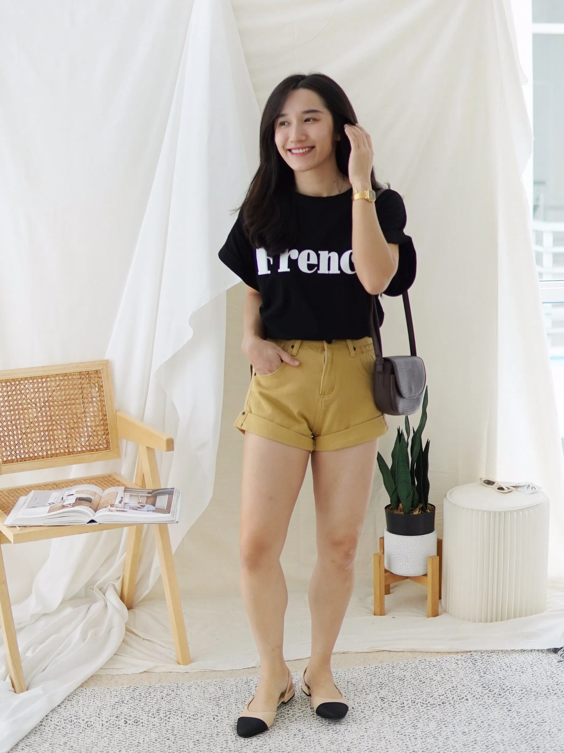 Denim Rolled Hem