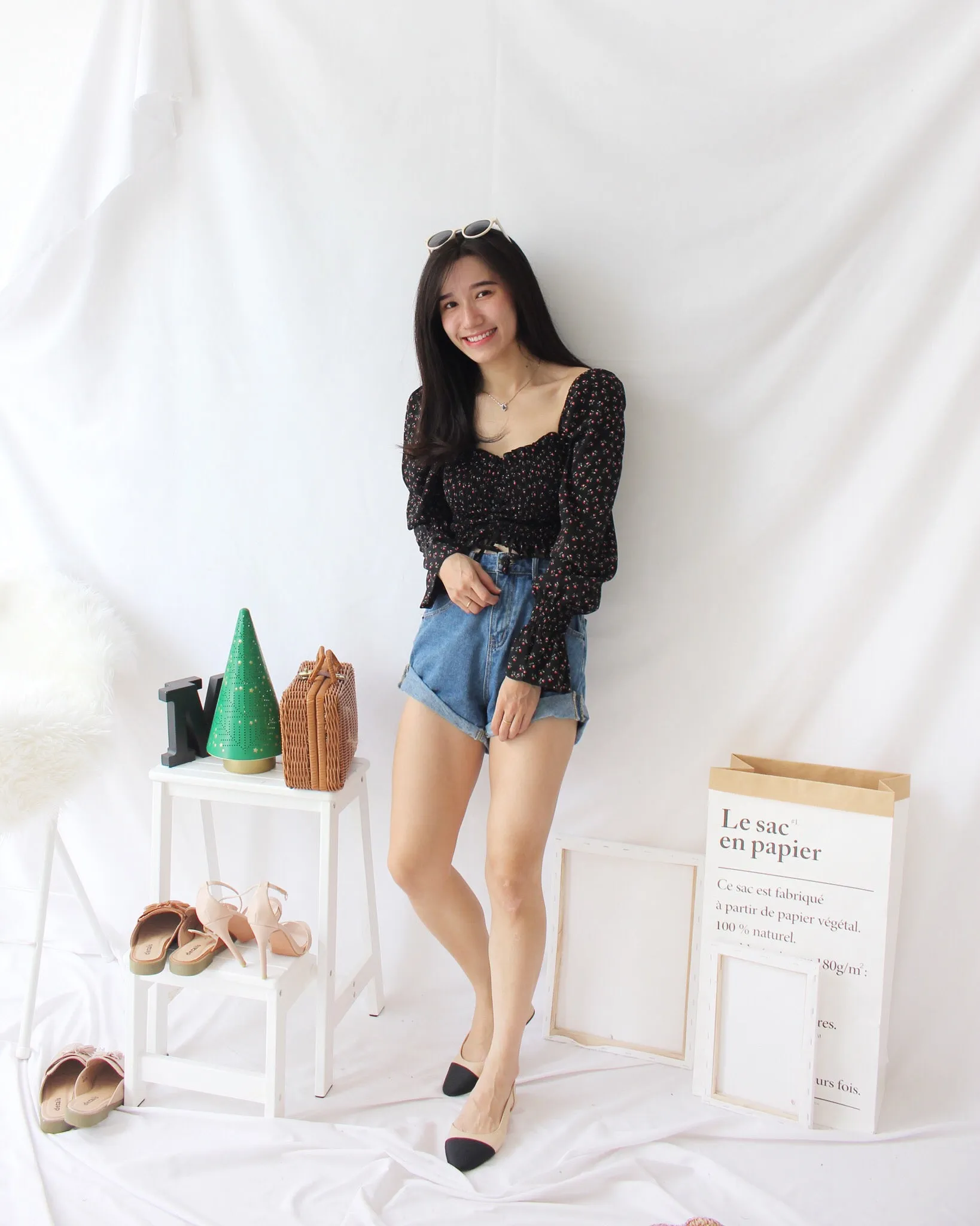 Denim Rolled Hem