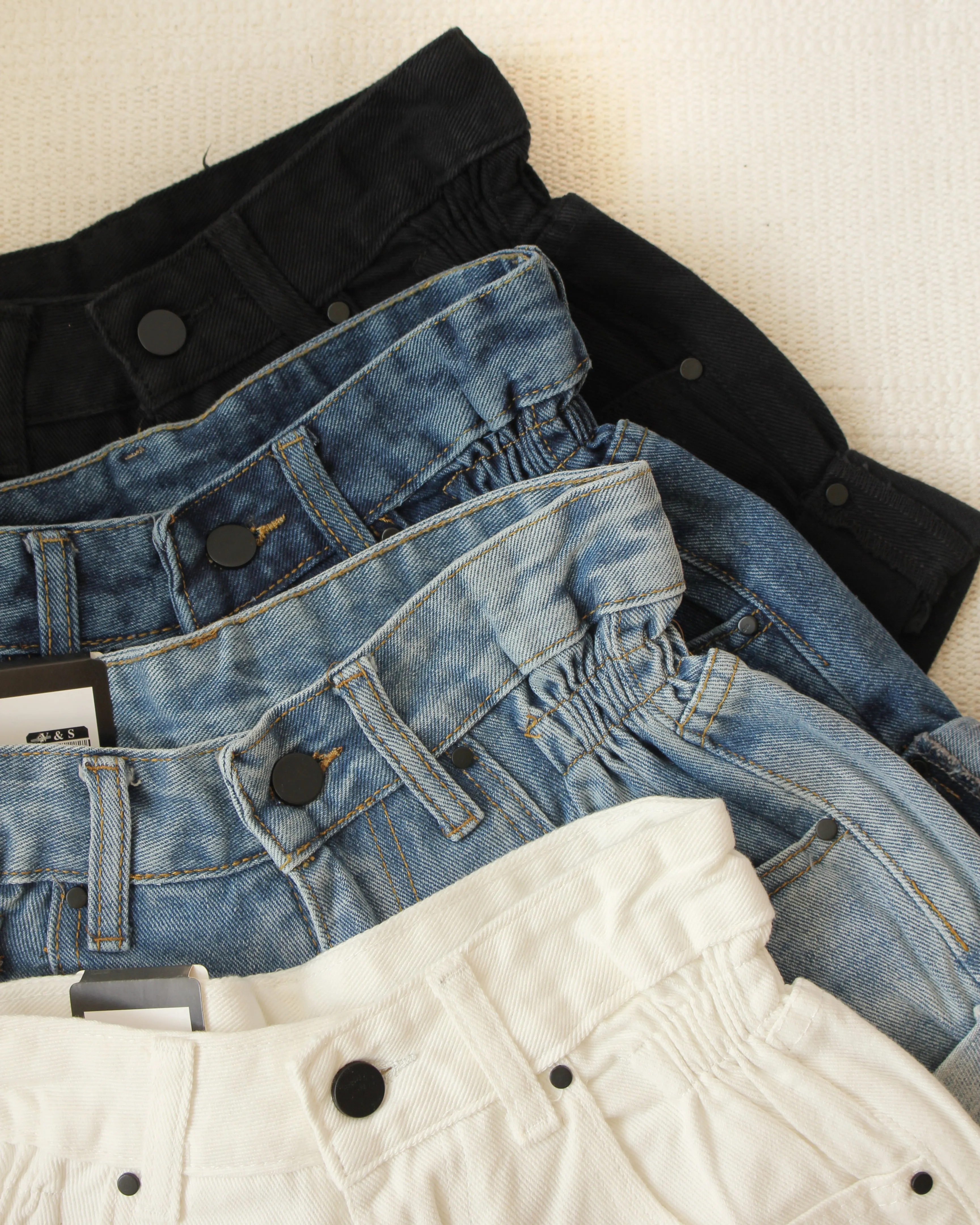 Denim Rolled Hem