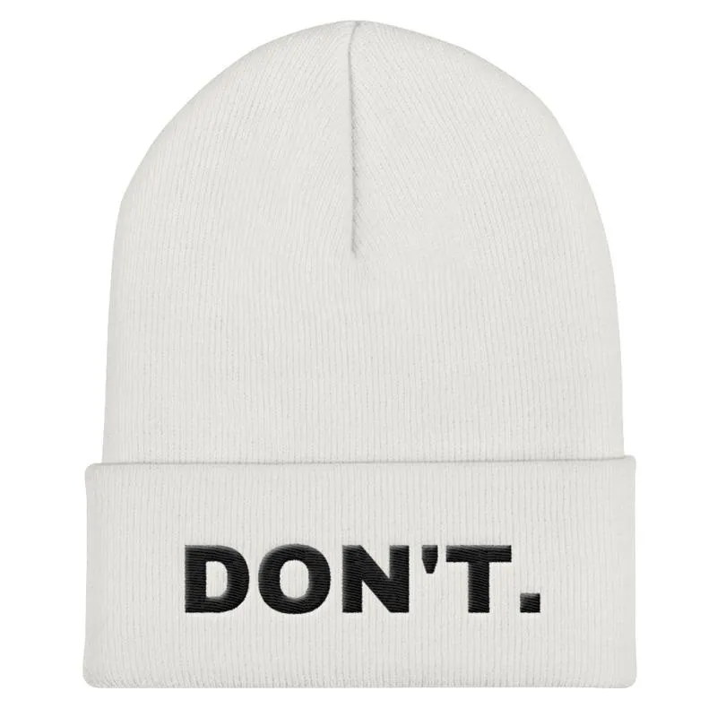 DON'T Feminist Beanie Hat