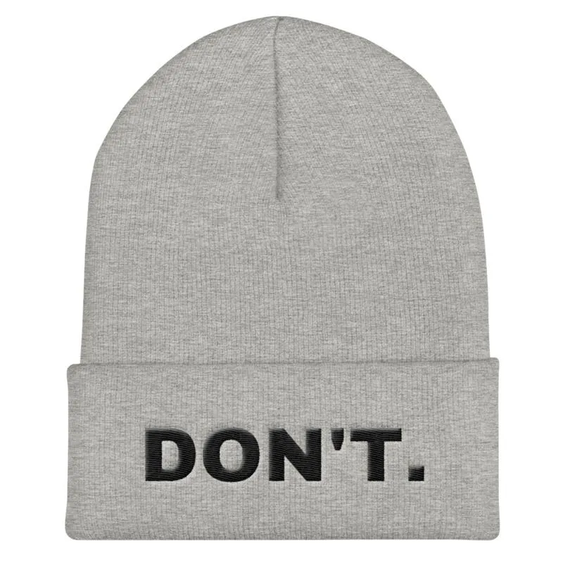 DON'T Feminist Beanie Hat