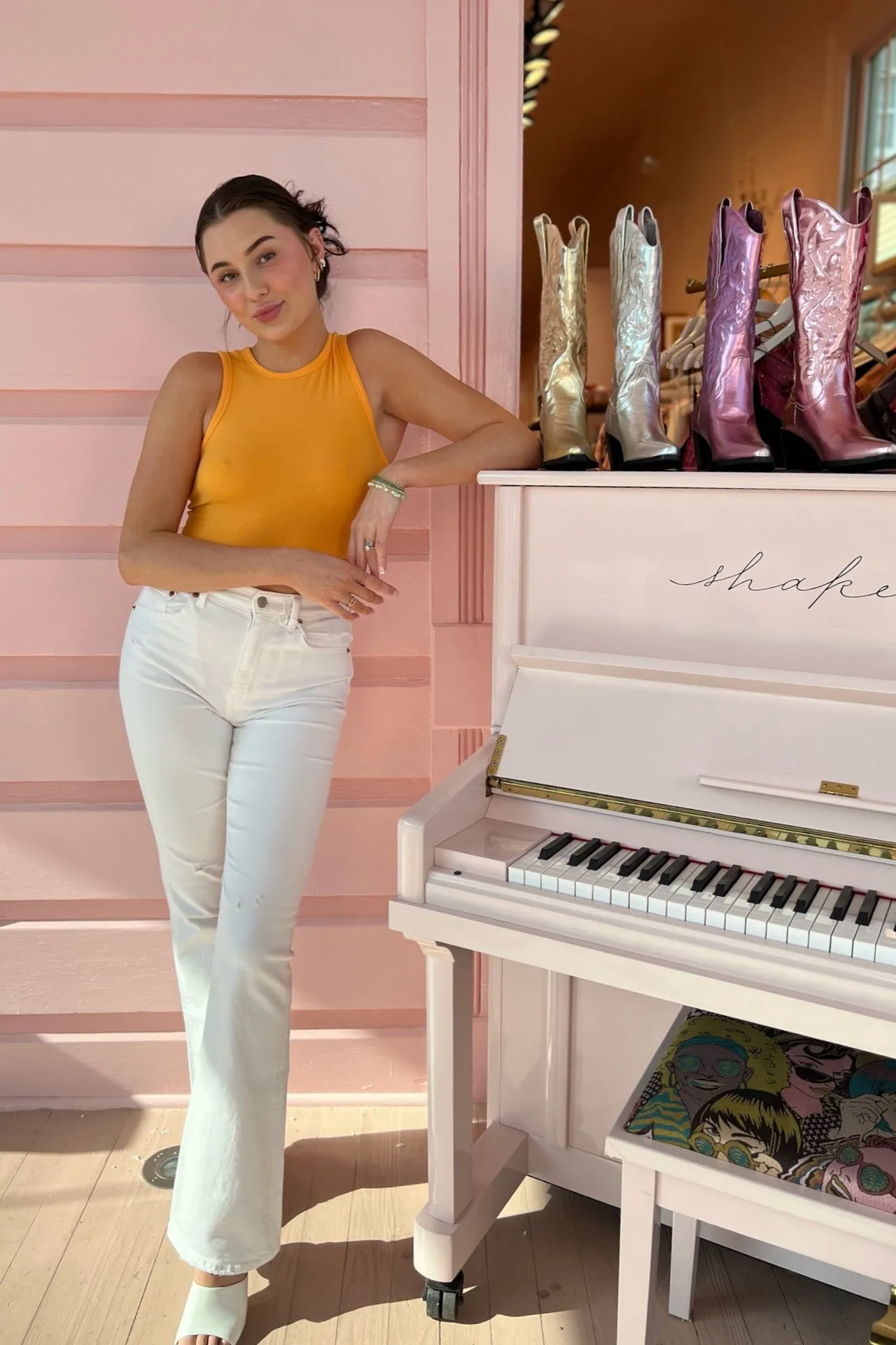 Go Getter High Rise Flare Jean ~ First Love