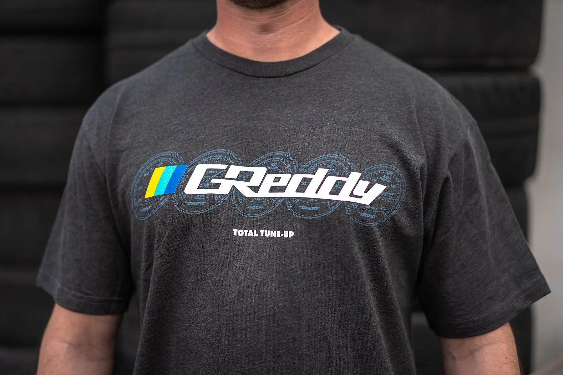 GReddy Meters Tee - Charcoal Heather