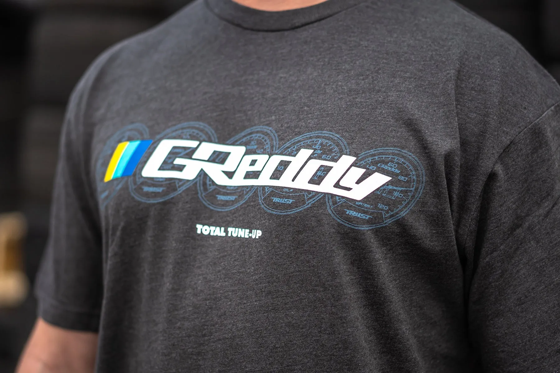GReddy Meters Tee - Charcoal Heather