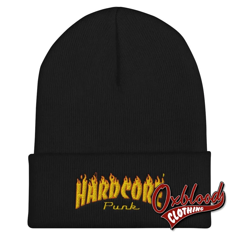 Hardcore Punk Cuffed Beanie