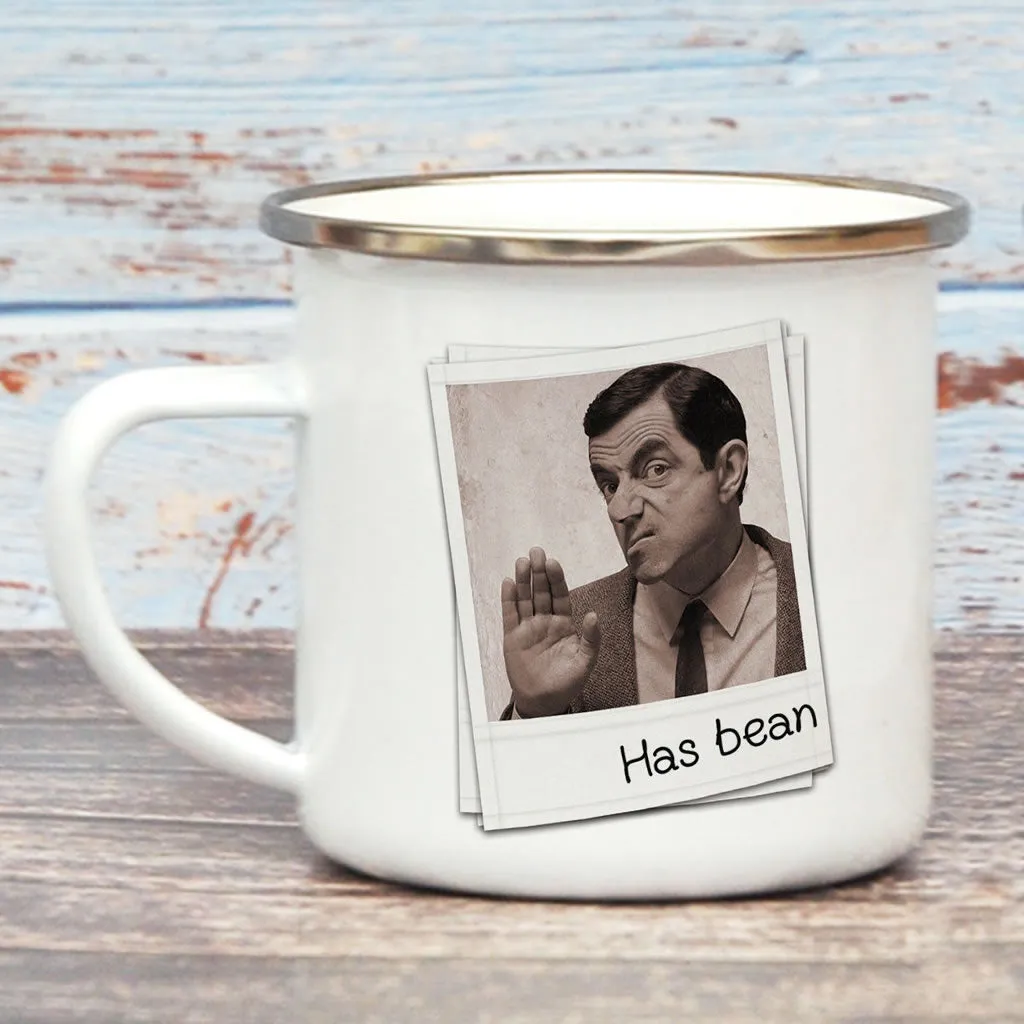Has Bean Enamel Mug