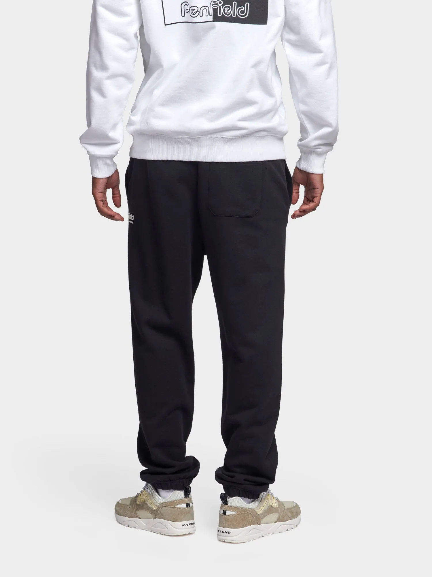 Hudson Script Sweatpants in Black