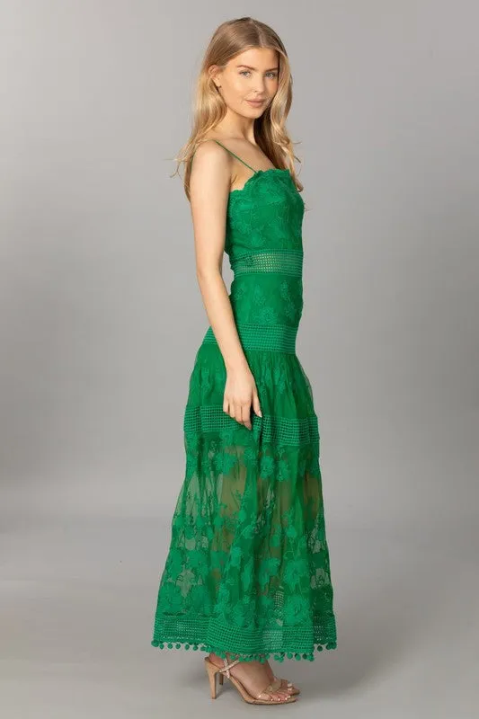 Kelly Midi Dress | Green