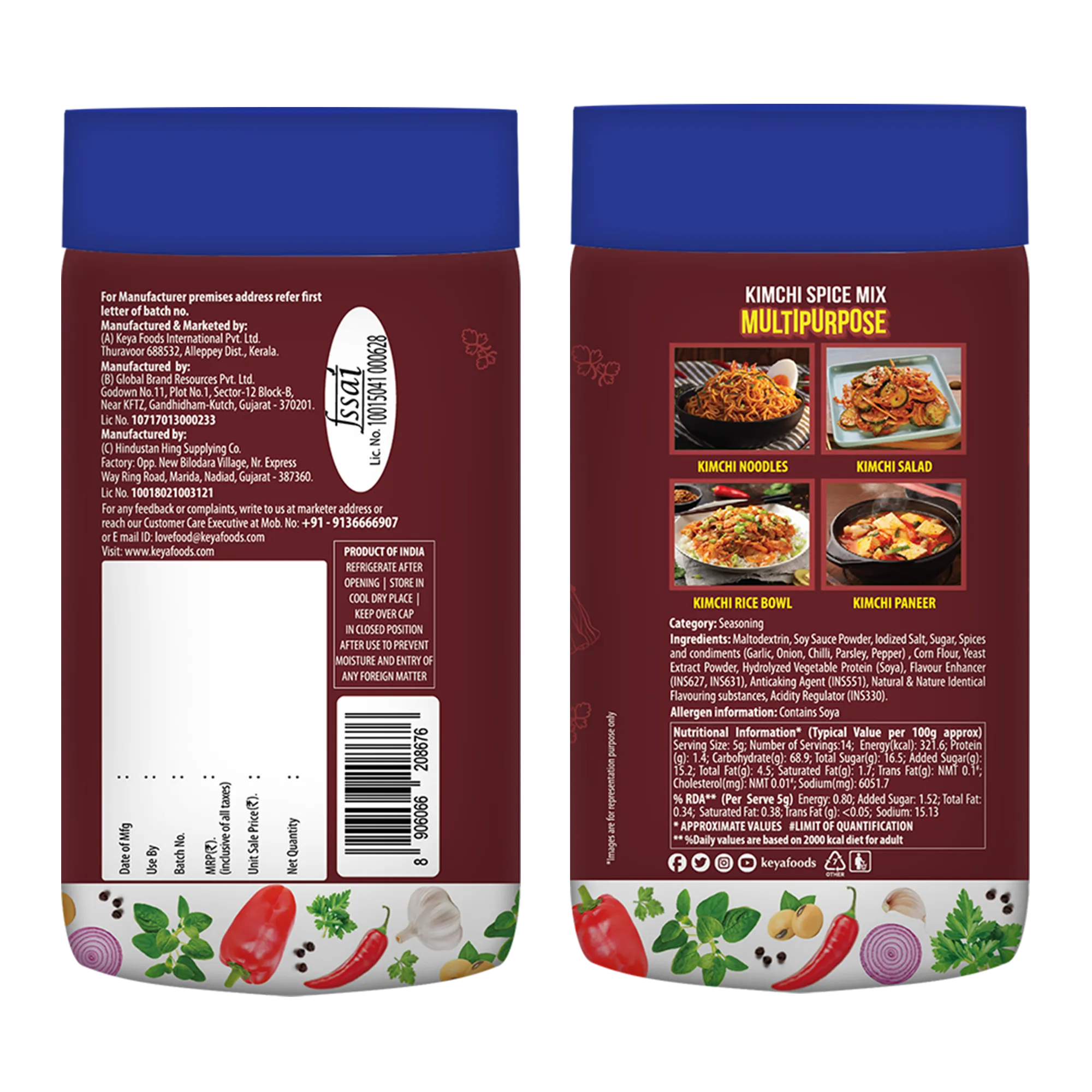 Keya Foods Global Spice Adventure Trio