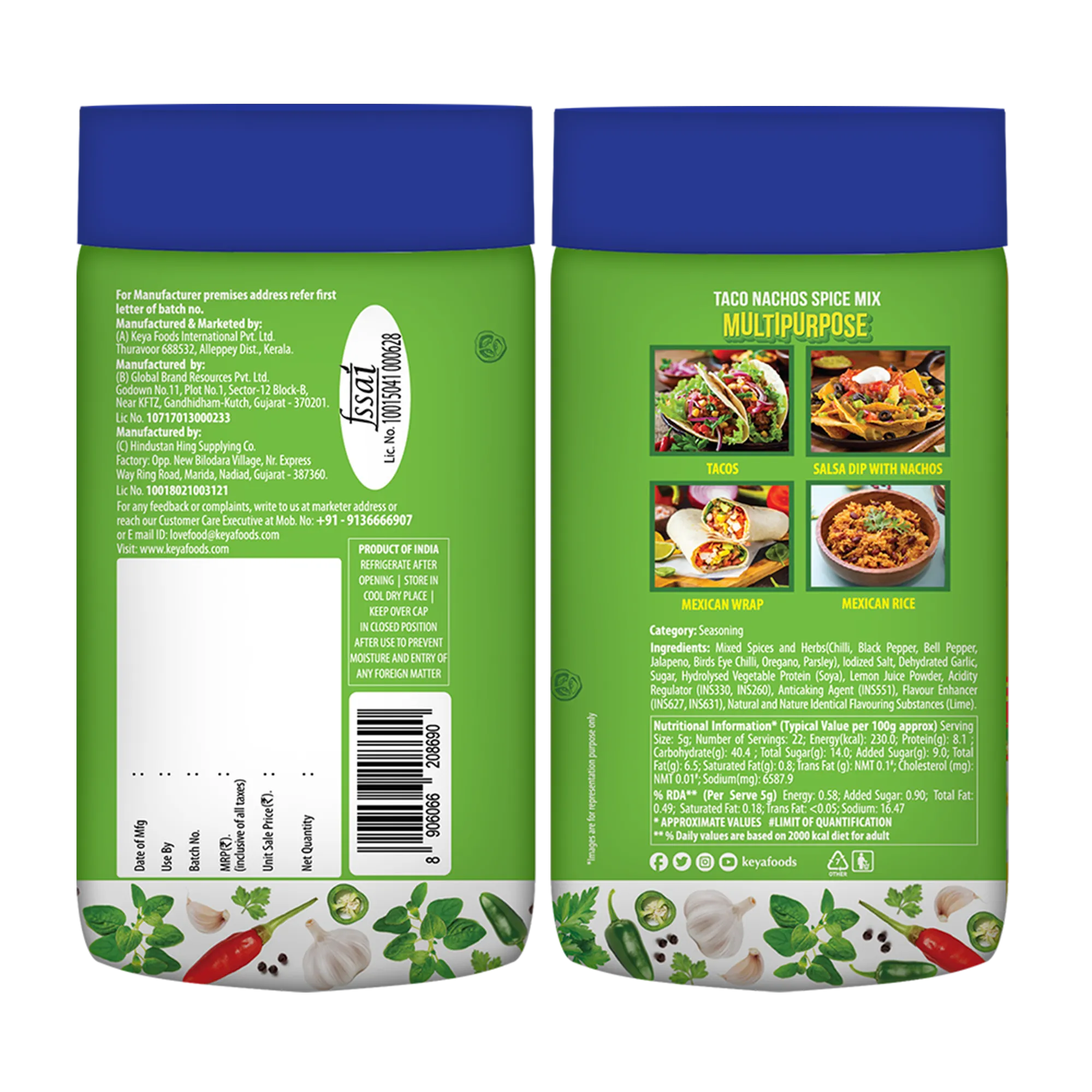 Keya Foods Global Spice Adventure Trio