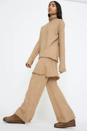 Layer Pants in Camel