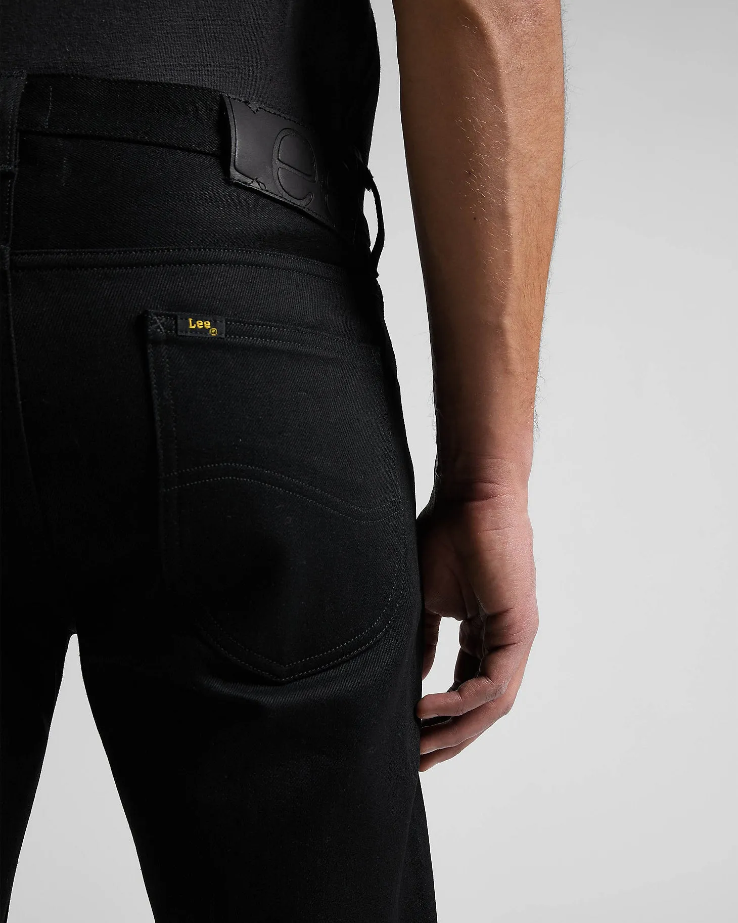 Lee 101 S Regular Fit Recycled Cotton 14oz Selvedge Mens Jeans - Dry Black
