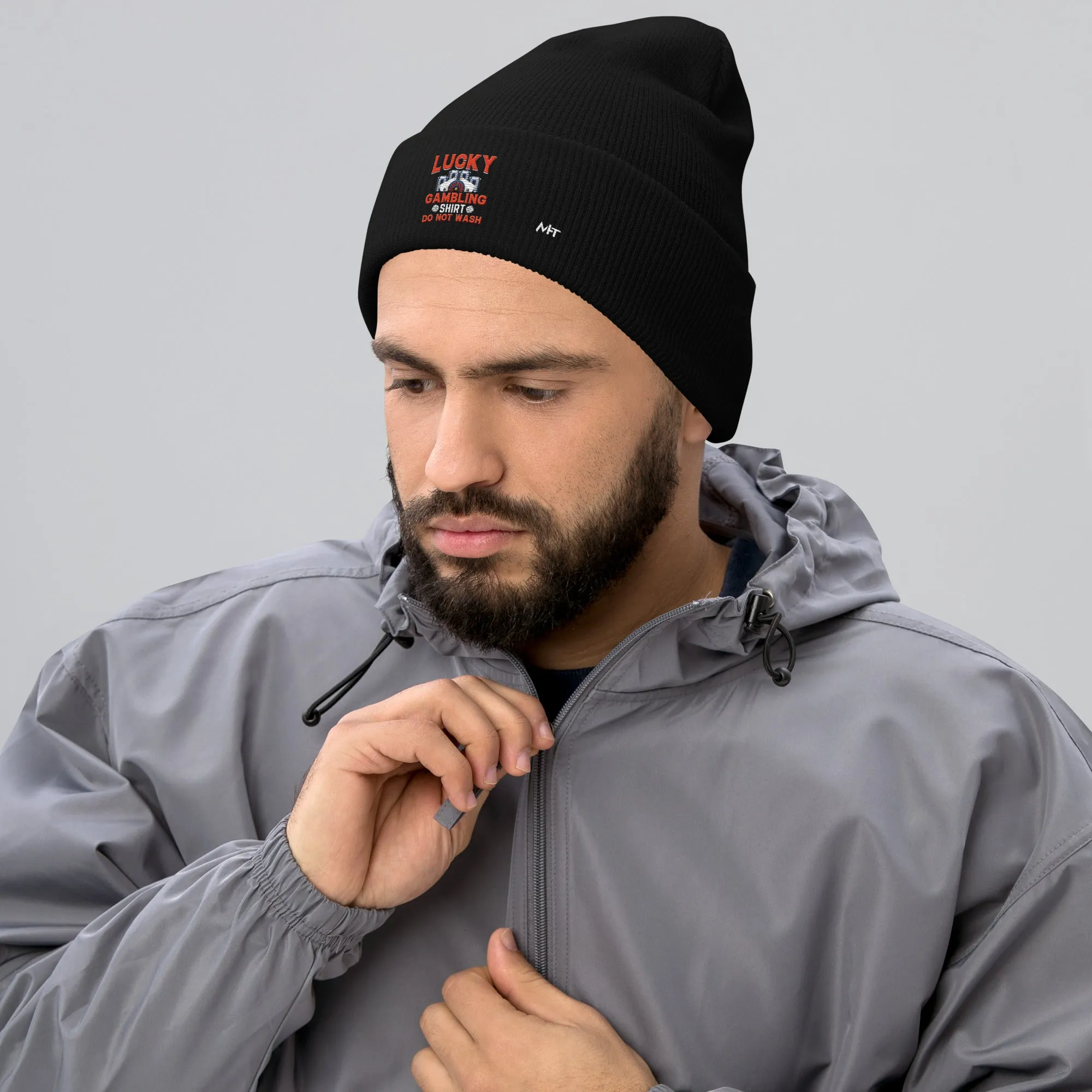 Lucky Gambling Shirt: Do Not Wash - Cuffed Beanie