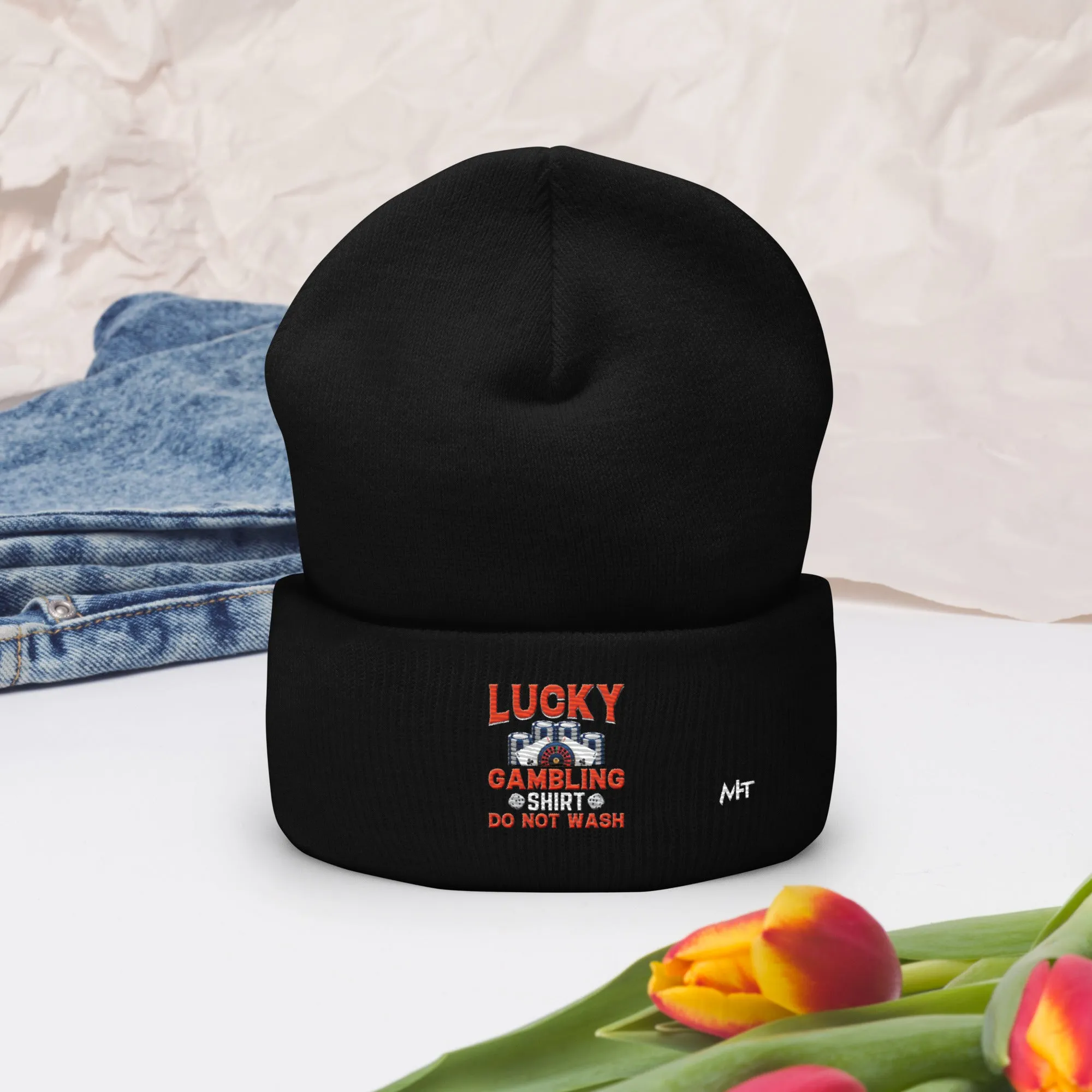 Lucky Gambling Shirt: Do Not Wash - Cuffed Beanie